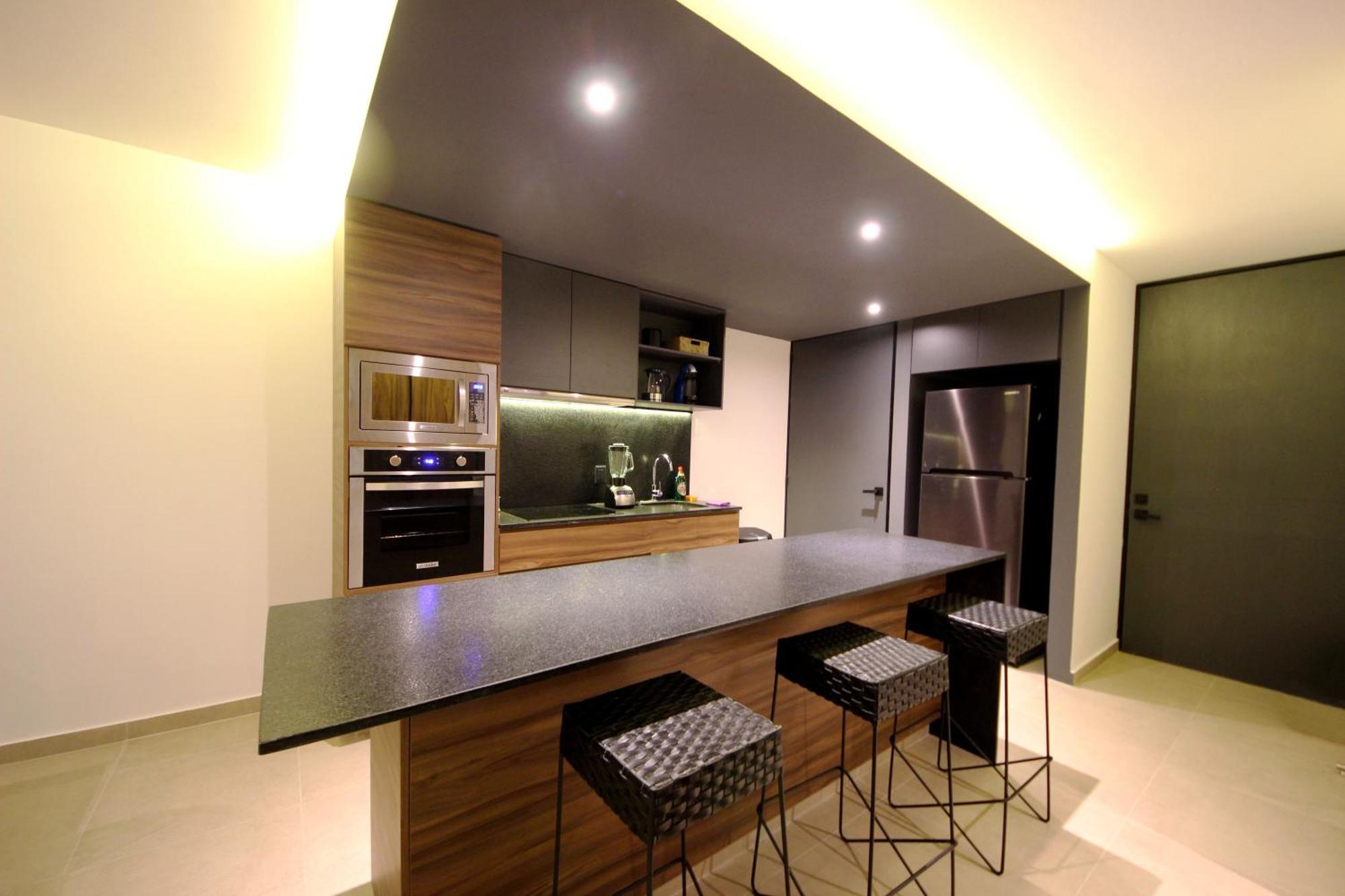 Apartment Near The Beach, Rooftop, Pool, Sea View. 신데 델 카르멘 외부 사진